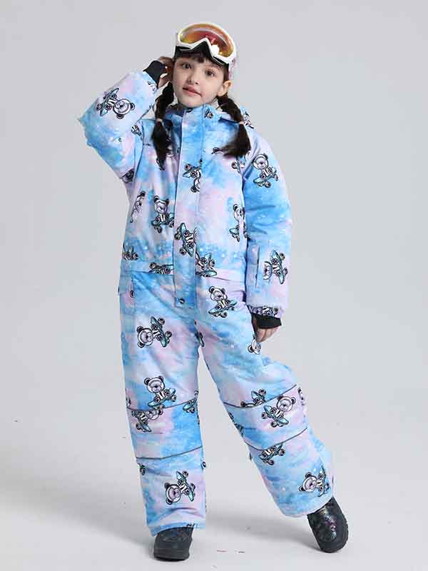 Boy & Girls Animal World One Piece Snowsuits - Image 21