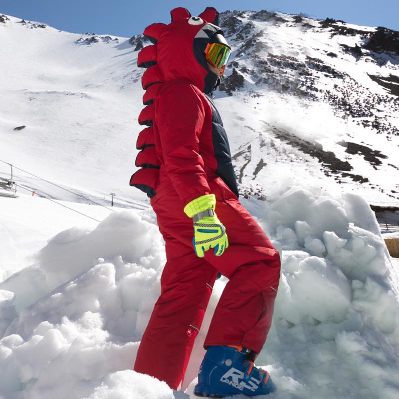 Phibee Kids Unisex Waterproof Winter Animal Friendly One Piece Snowsuits - Image 6