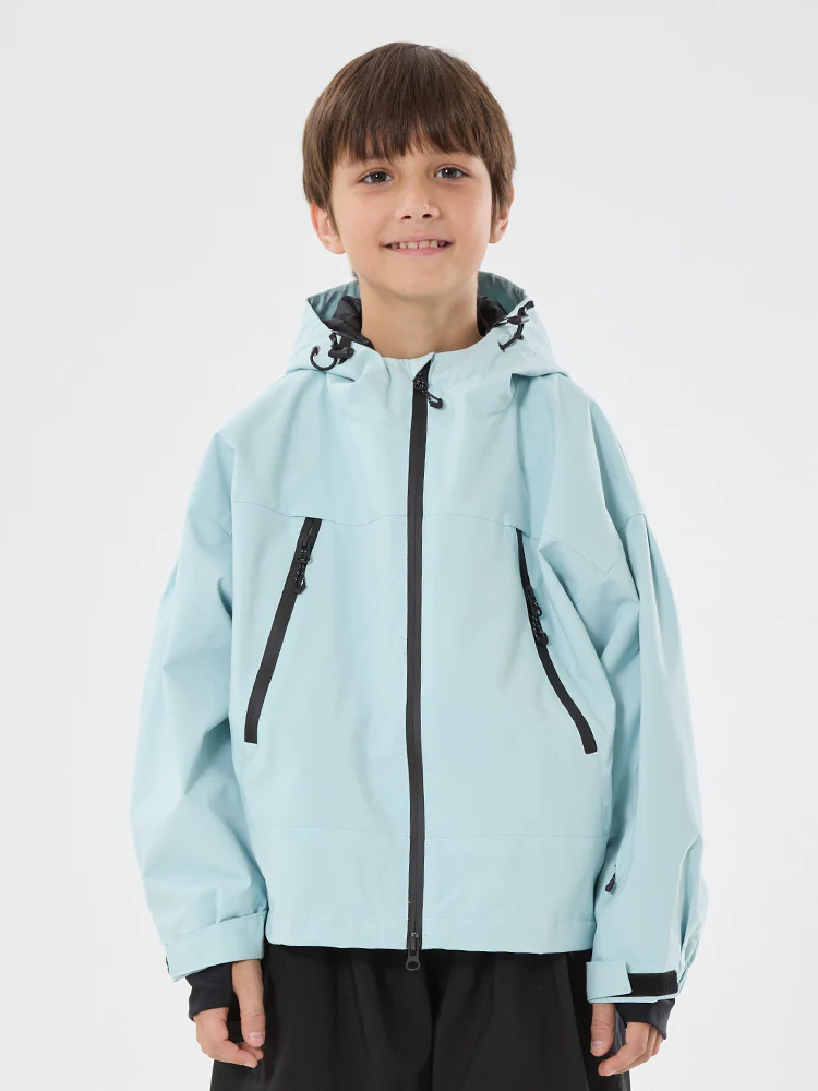 Boys Snow Hopper Bunny Ear Hooded Waterproof Thermal Snow Jacket - Image 10