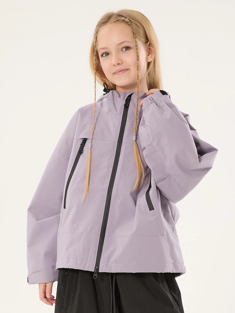Girls Snow Hopper Bunny Ear Hooded Waterproof Thermal Snow Jacket - Image 15