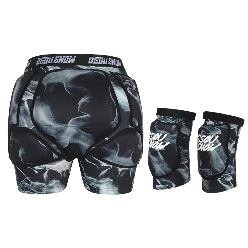Gsou Snow Unisex 3D Protective Shorts & Knee Pads Set - Image 3