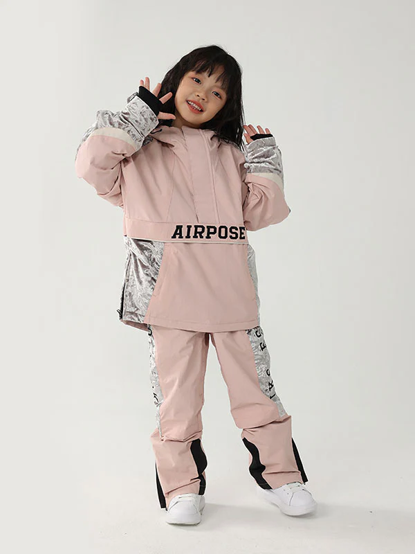 Kid's Air Pose Floral Anorak Snow Jacket & Pants - Image 13