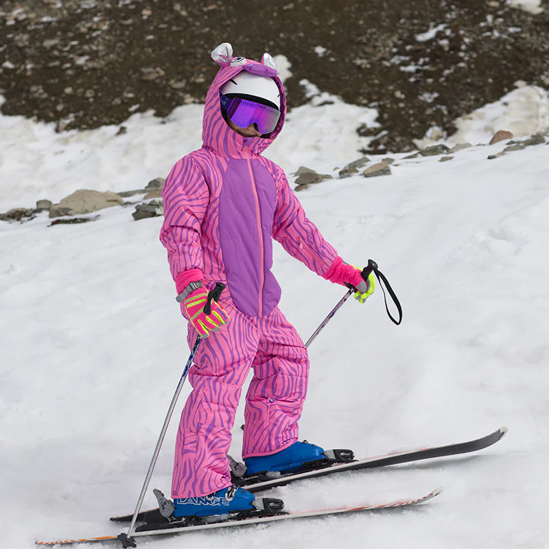 Kids Unisex Waterproof Winter Animal Friendly One Piece Snowsuits - Image 7