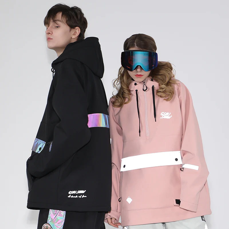 Men’s Unisex Alpine Messenger Glimmer Snow Jacket Waterproof Coat - Image 2