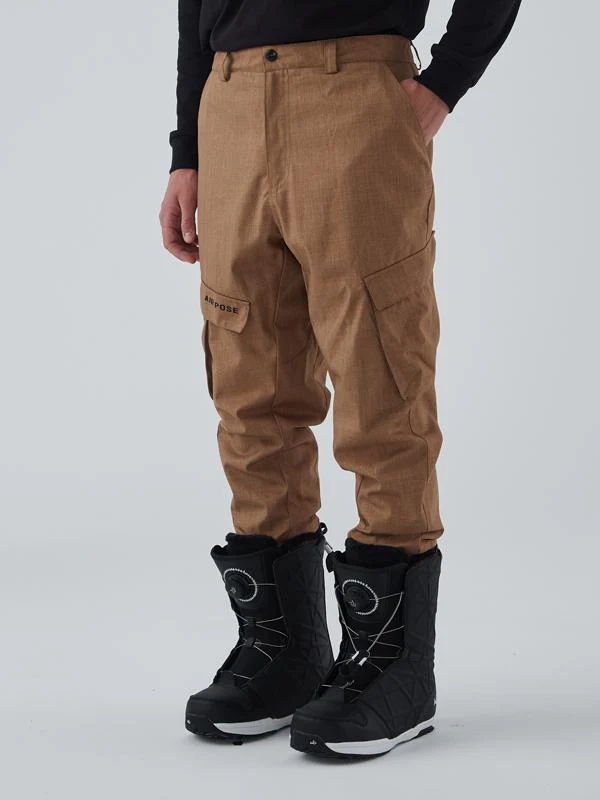 Men's Air Pose Unisex Stylish Winter Discover High Waist Snow Pants Ski Bibs - Image 2
