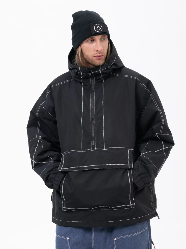 Men's All Season Mountain Vibe Streetstorm Pullover Snowboard Jacket - Image 5
