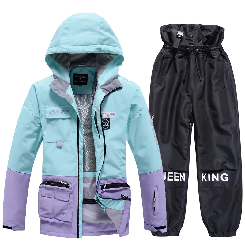 Men's Arctic King Winter Sport Freestyle Snow Jacket & Pants Sets - Image 7