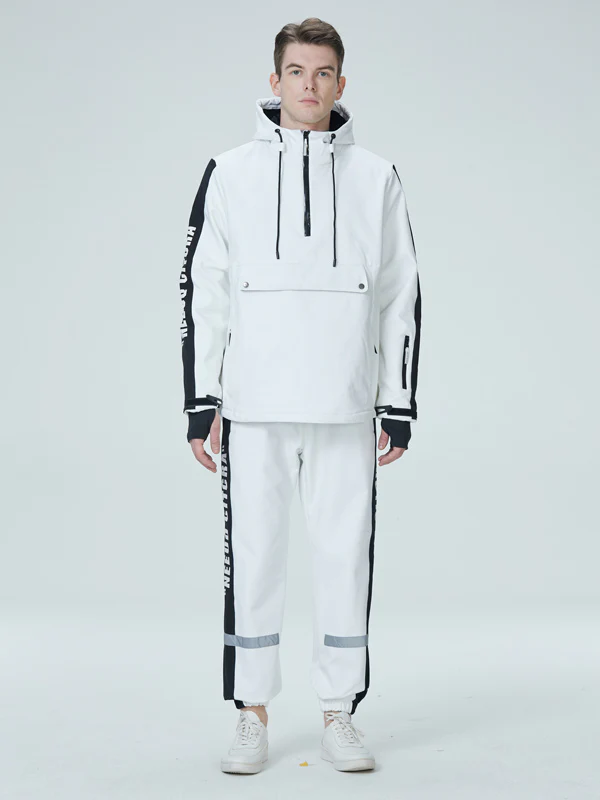 Men's Arctic Queen Winter Guide Stripe Reflective Snow Suits - Image 6