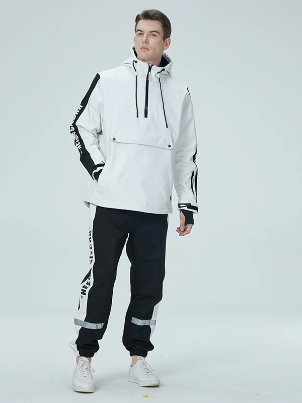 Men's Arctic Queen Winter Guide Stripe Reflective Snow Suits - Image 8
