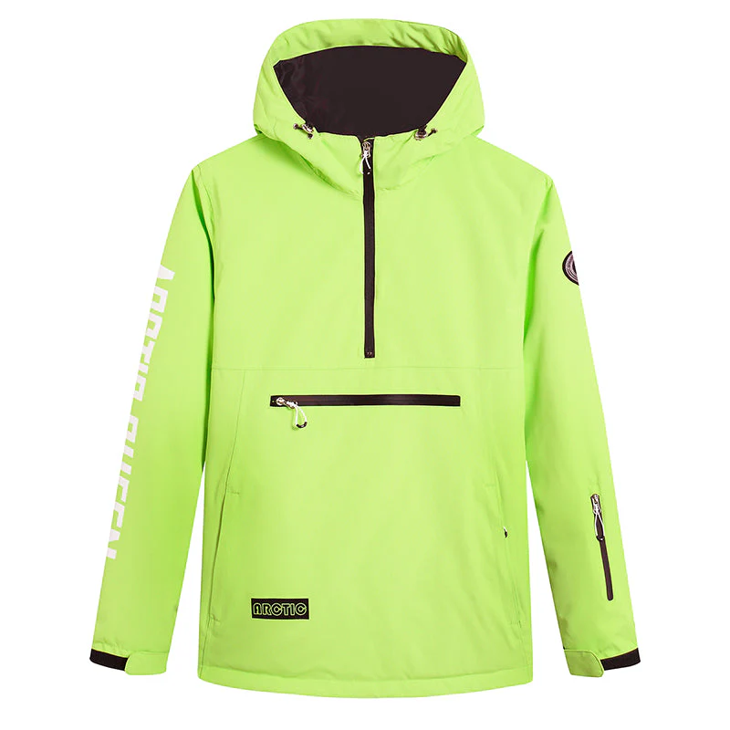 Men's Mountain Challenger Half-Zip Anorak Snow Jacket - Image 8