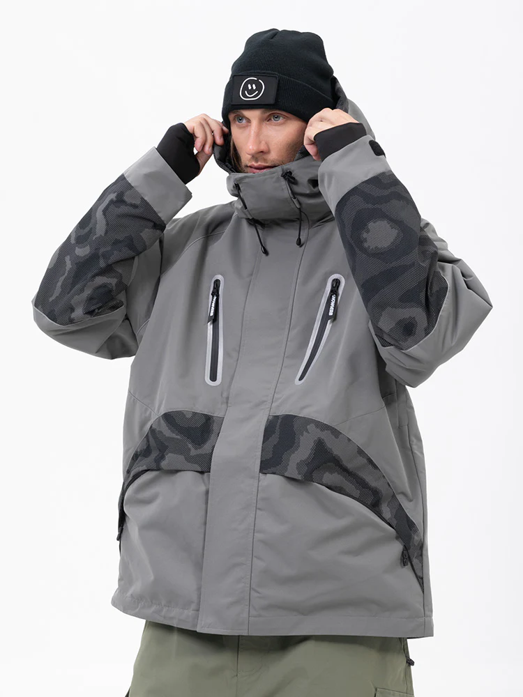 Men's Chillform Glow Trail Reflective Camo Snow Jacket - Image 14