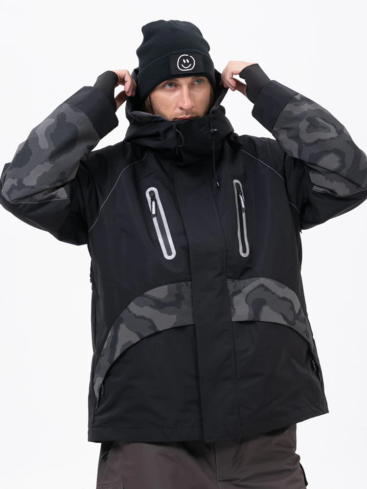 Men's Chillform Glow Trail Reflective Camo Snow Jacket - Image 6