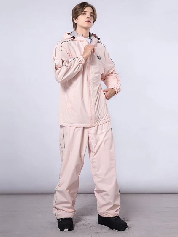 Men's Dook Snow Track Stripe Snowboard Jacket & Pants Snowsuit - Image 7