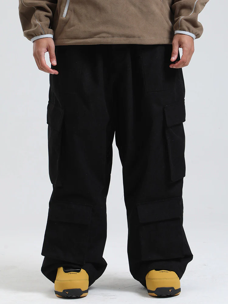 Men's Gsou Snow Alpine Cruiser Fleece Oversize Baggy Snowboard Pants - Image 6
