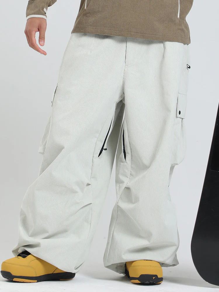 Men's Gsou Snow ChillFlex Urban Style Fleece Baggy Snowboard Pants - Image 7