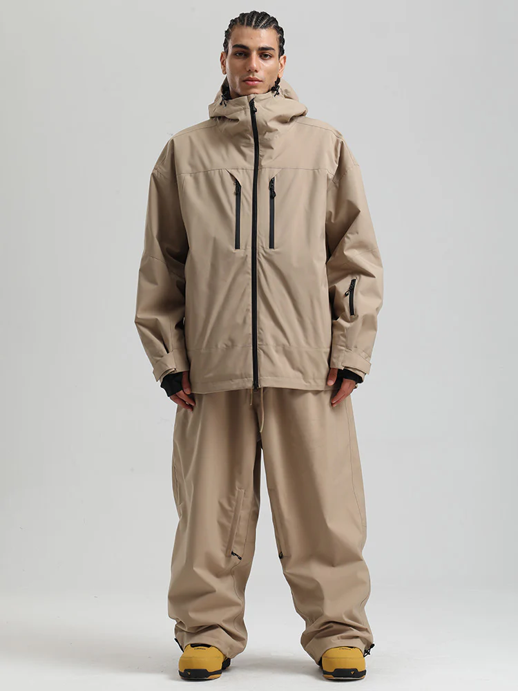 Men's Gsou Snow Durable Mountain Pro Insulated Wind Armor Snow Suits - Image 10