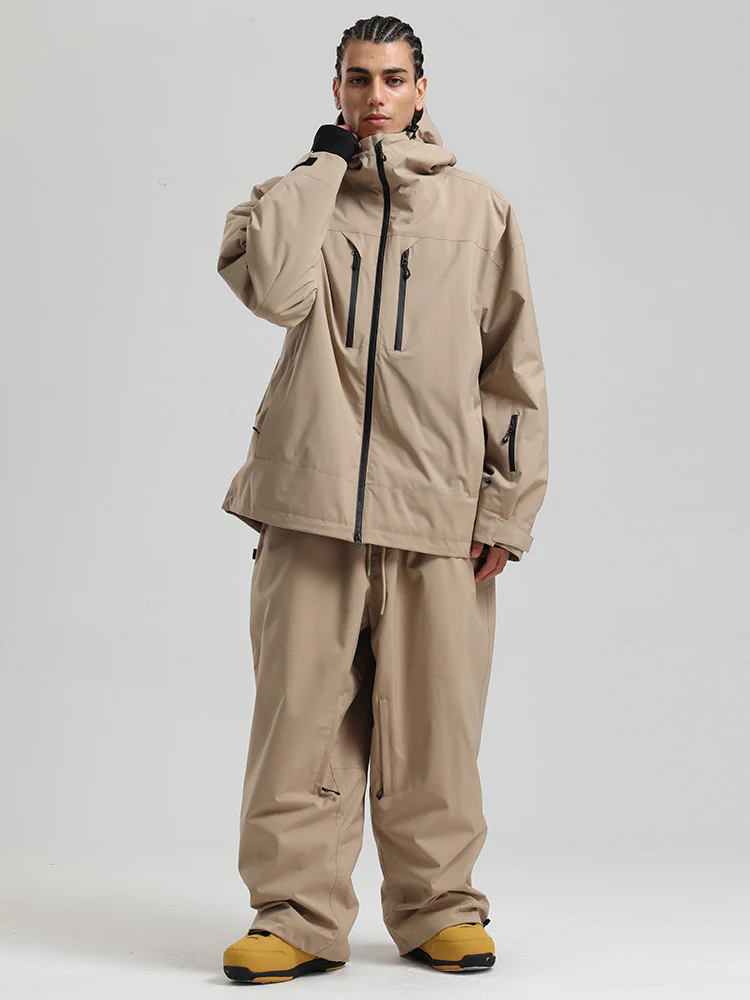 Men's Gsou Snow Durable Mountain Pro Insulated Wind Armor Snow Suits - Image 12