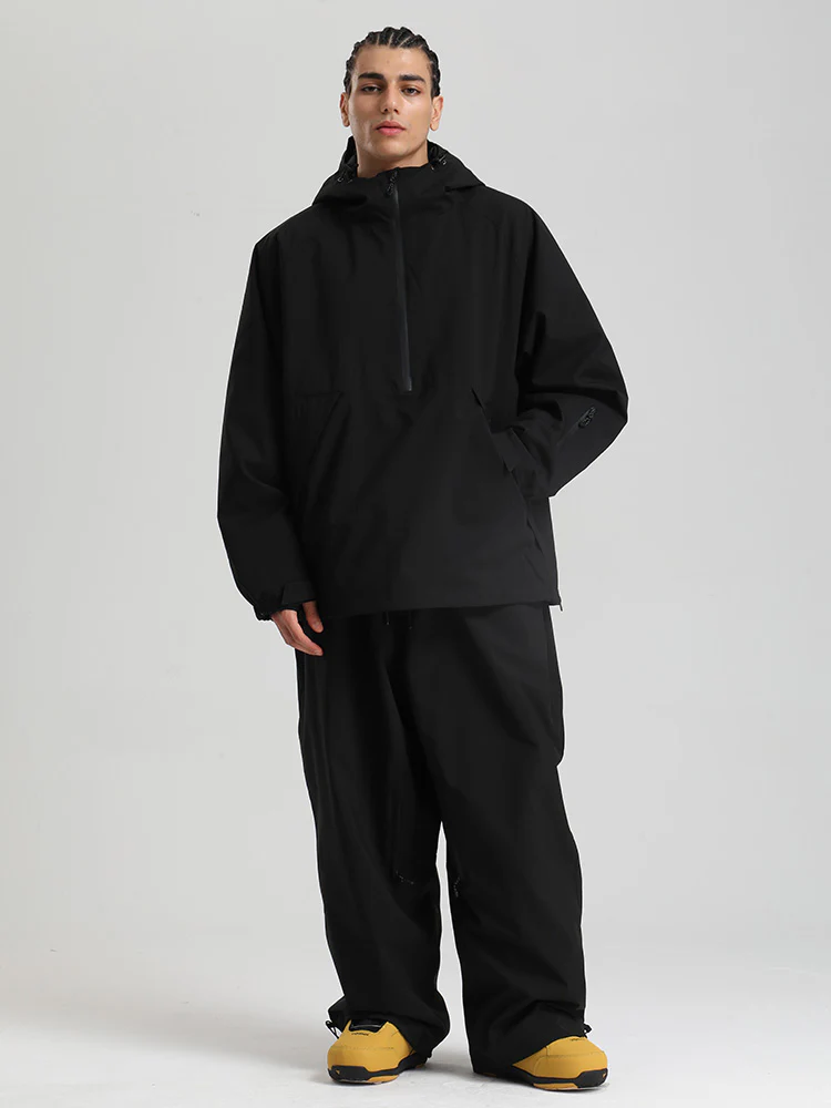 Men's Gsou Snow Durable Urban Vibe Pullover Anorak Snowboard Suits - Image 9