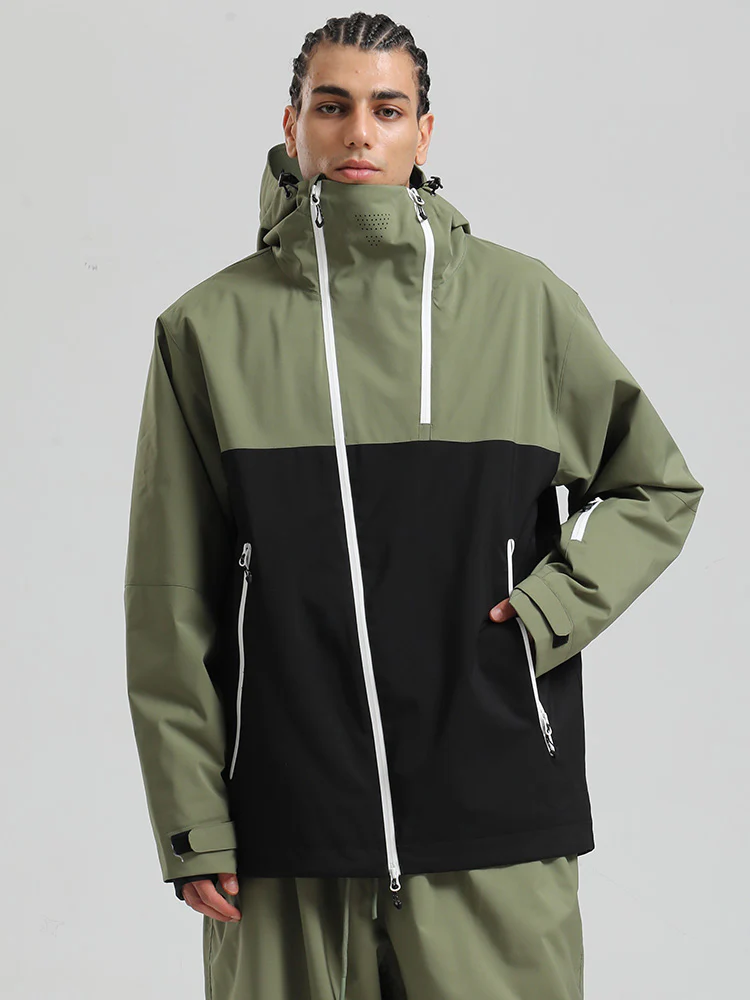 Men's Gsou Snow HyperDrive All-Season Color Block Mountain Cargo Snow Jacket - Image 20