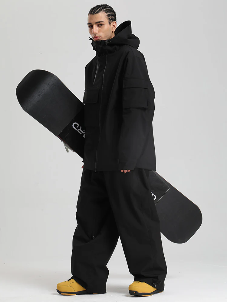 Men's Gsou Snow Terrain Flow FlexZip Hybrid Cargo Snowboard Suits - Image 20