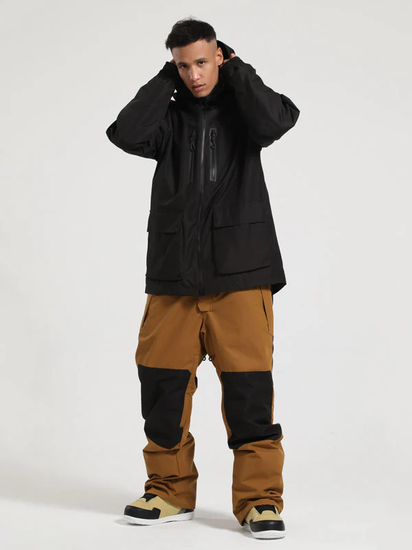 Men's Gsou Snow Winter Ranger Cargo Snow Jacket & Bibs Set - Image 6