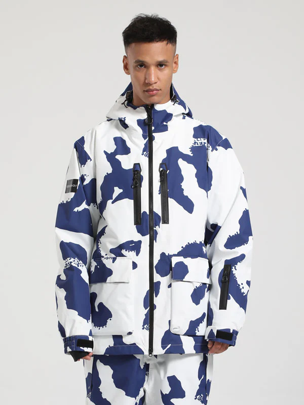 Men's Gsou Snow Winter Ranger Cargo Snowboard Jacket - Image 4