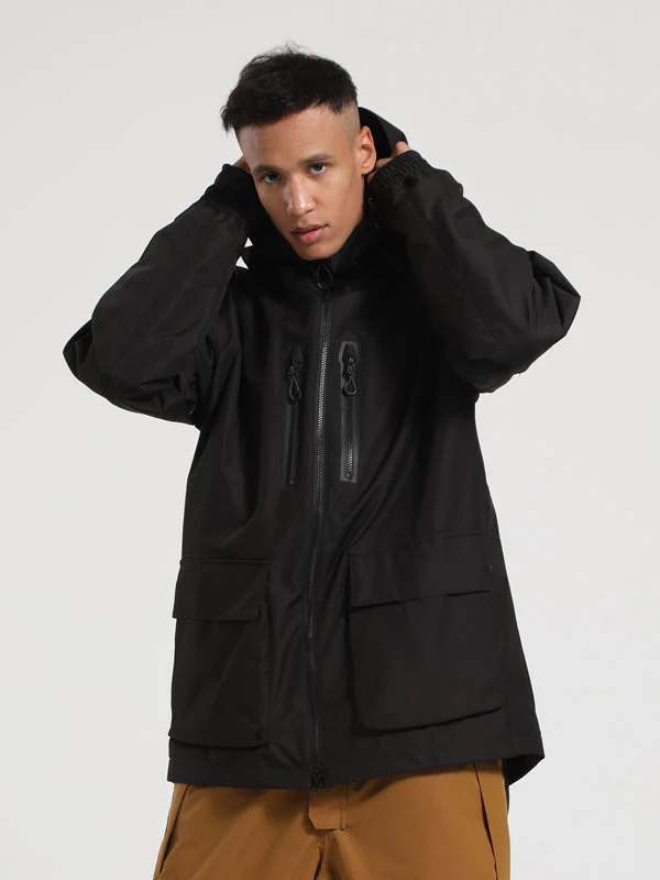 Men's Gsou Snow Winter Ranger Cargo Snowboard Jacket - Image 5