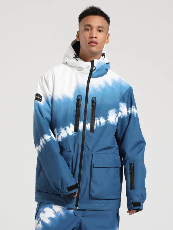 Men's Gsou Snow Winter Ranger Cargo Snowboard Jacket - Image 8