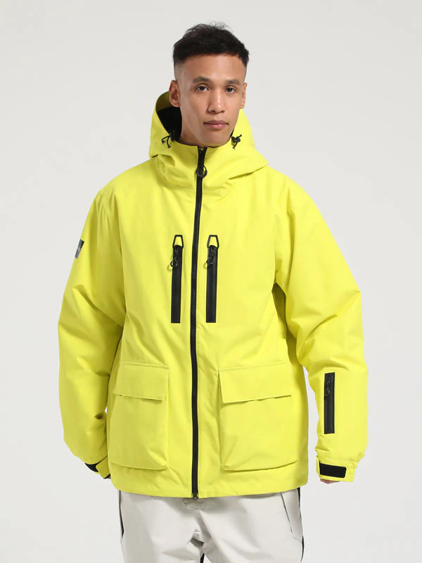 Men's Gsou Snow Winter Ranger Cargo Snowboard Jacket - Image 9