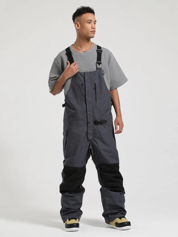 Men's Gsou Snow Winter Ranger Snow Bibs Pants - Image 9