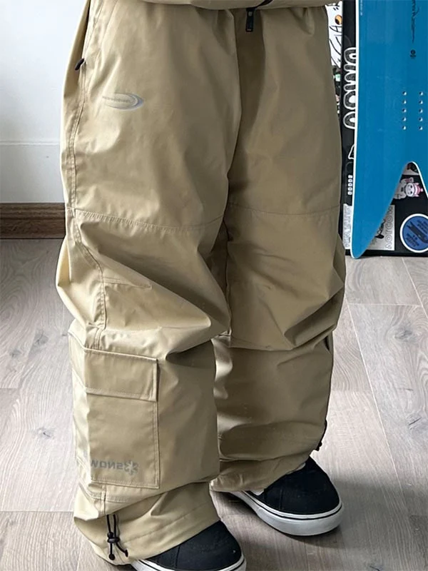 Men's John Snow Urban Swag Street Style Baggy Snow Pants - Image 6
