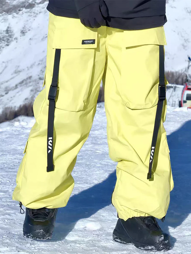 Men's Keep Money Mountain Chill Baggy Snow Pants - Image 22