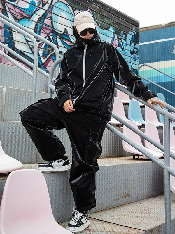 Men's Mountain Beast Black Paint Graphene 3L Snowsuit Sets - Image 2