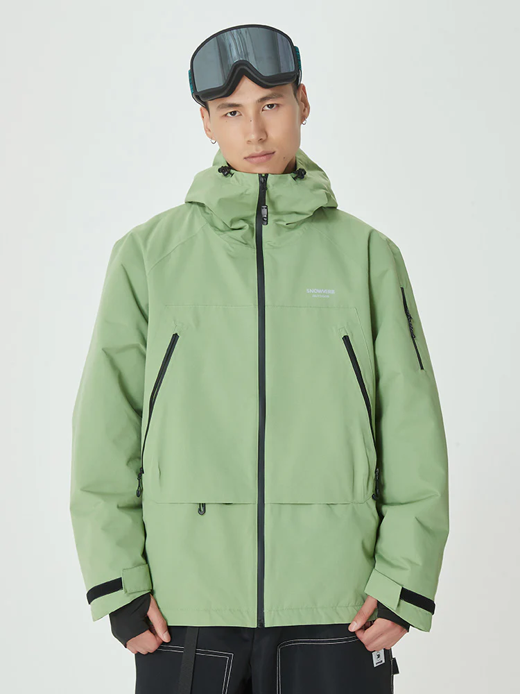 Men's Mountain Breaker Thermal Insulated Winter Coat Anorak Snow Jacket - Image 3