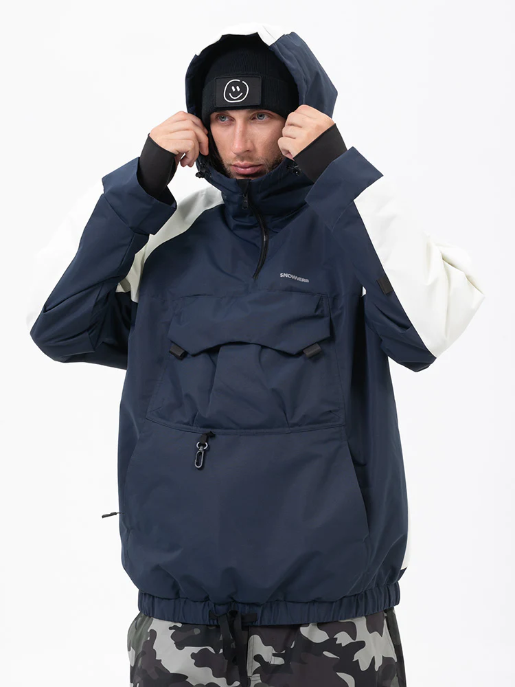 Men's Mountain Freestyle Cargo Pocket Bomber Camo Snowboard Jacket - Image 17