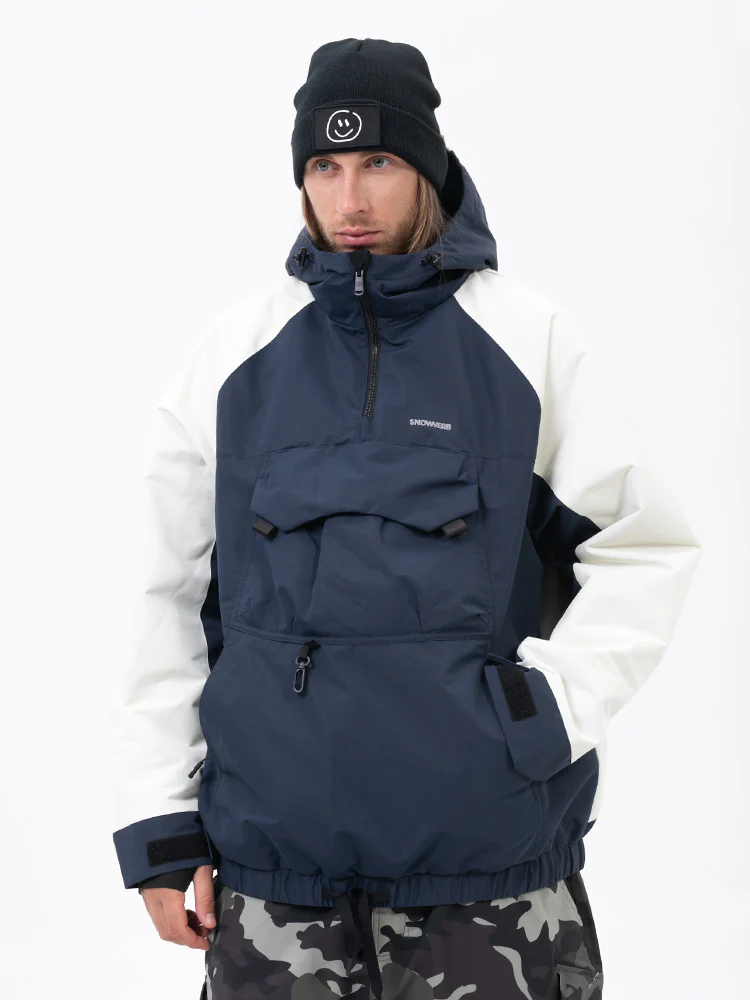 Men's Mountain Freestyle Cargo Pocket Bomber Camo Snowboard Jacket - Image 19