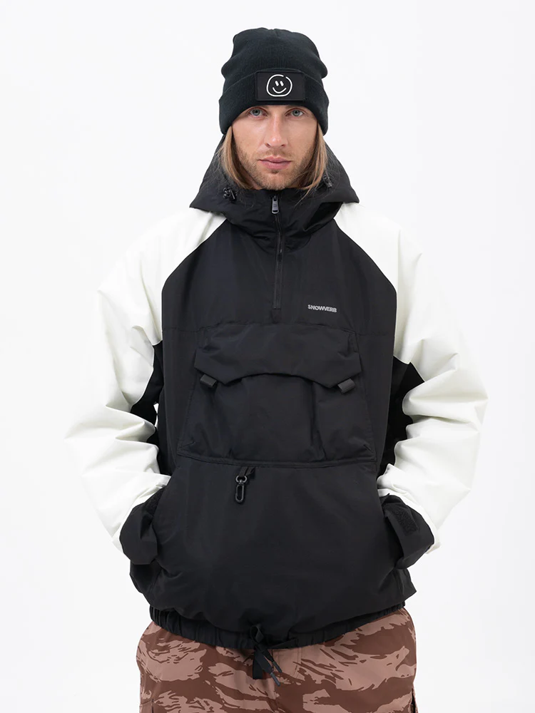 Men's Mountain Freestyle Cargo Pocket Bomber Camo Snowboard Jacket - Image 9