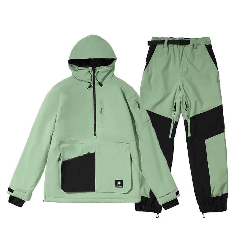 Men's Mountain Pro Anorak Waterproof Snow Suits Sets - Image 6