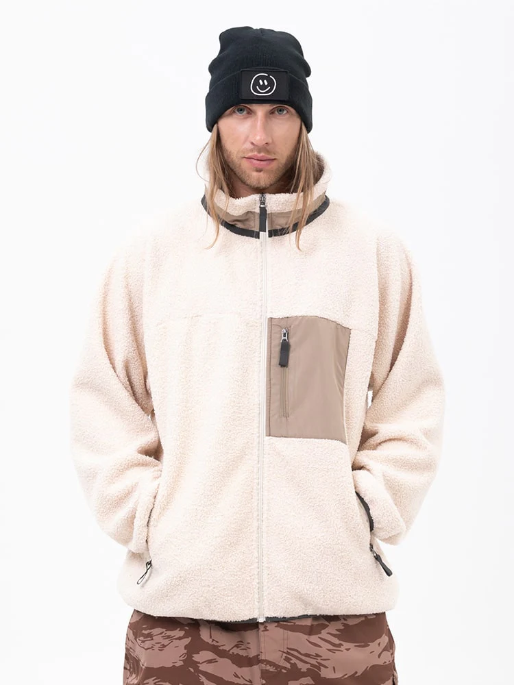Men's Mountain-Ready Faux Sherpa Adventure Full-Zip Warm Fleece Jacket - Image 11