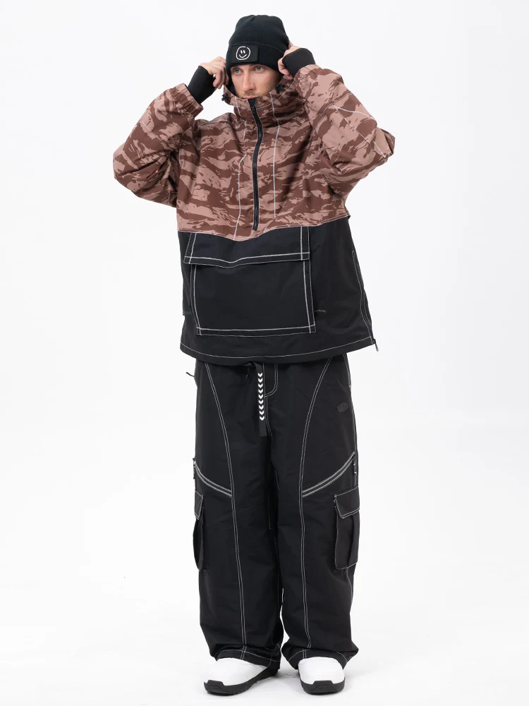 Men’s Mountain Vibe Pullover Jacket & Streetstorm Baggy Snow Pants Set - Image 19