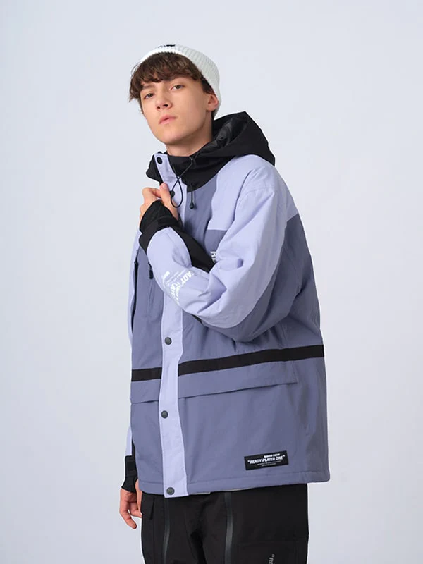 Men's Nandn Snow Vanquisher Winter Fashion SKi Snowboard Jacket - Image 5