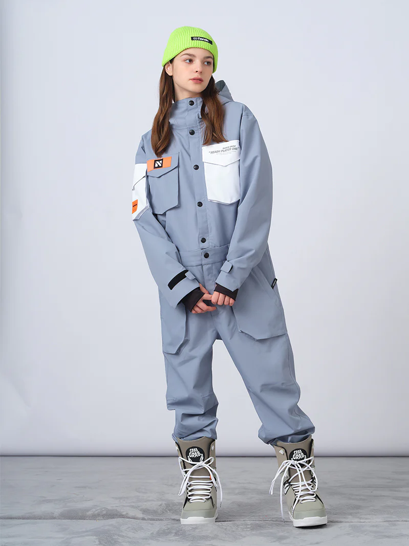 Men's Nandn Waterproof Breathable One Piece Snowboard Suits - Image 4