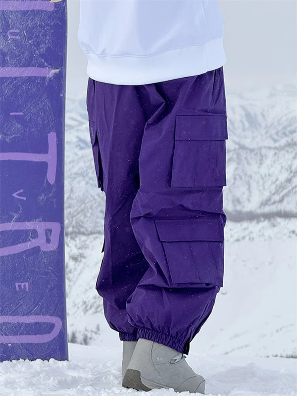 Men's Rabbit Snow Prime Cargo Baggy Snowboard Pants - Image 14