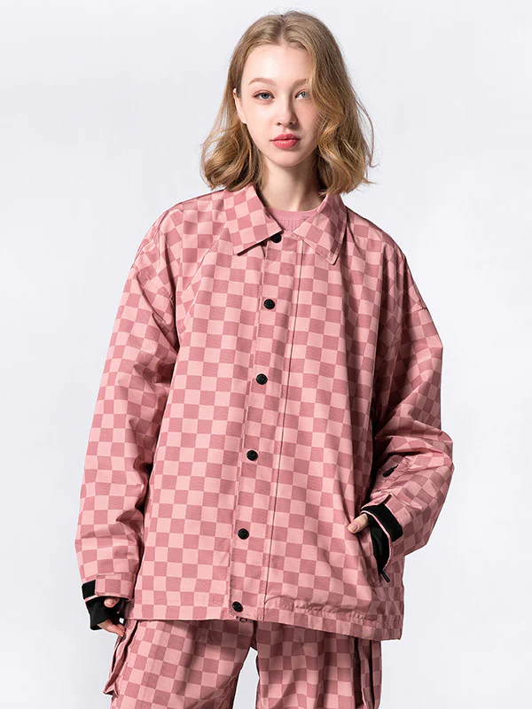 Men's RAWRWAR Checkerboard Snowboard Coach Jacket - Image 4