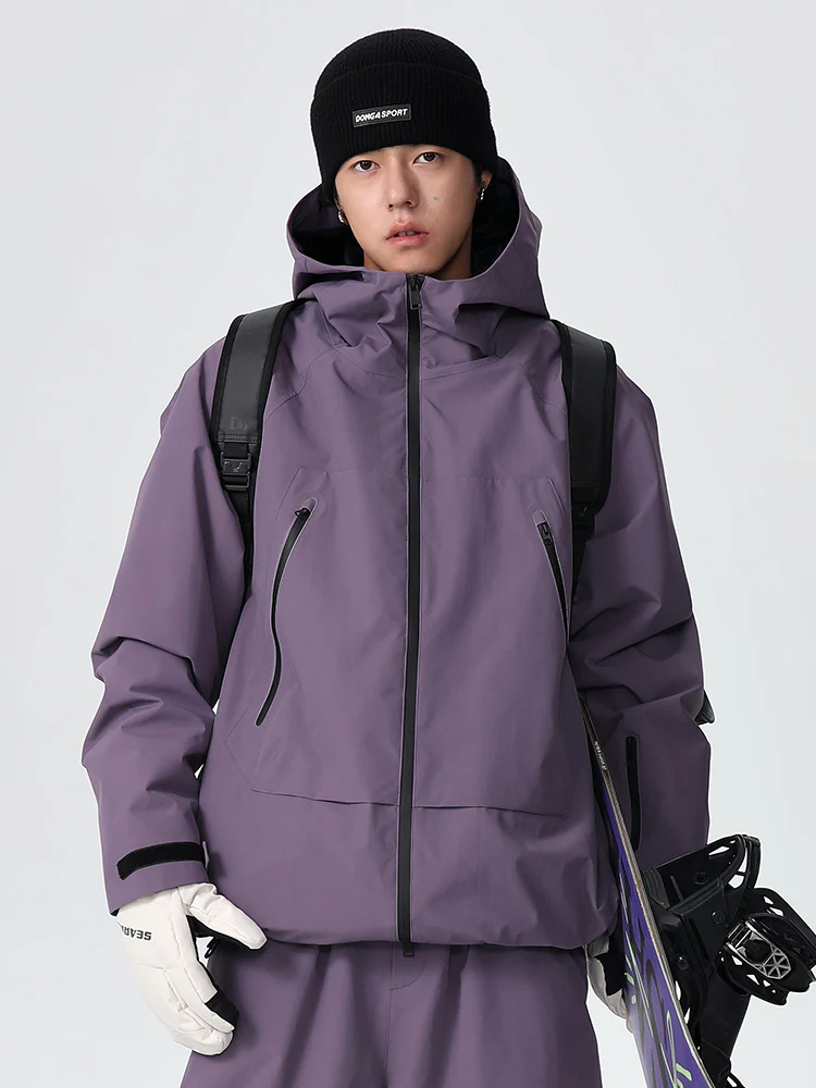Men's Searipe Durable Mountain Pro All-Weather Baggy Snow Jacket - Image 5