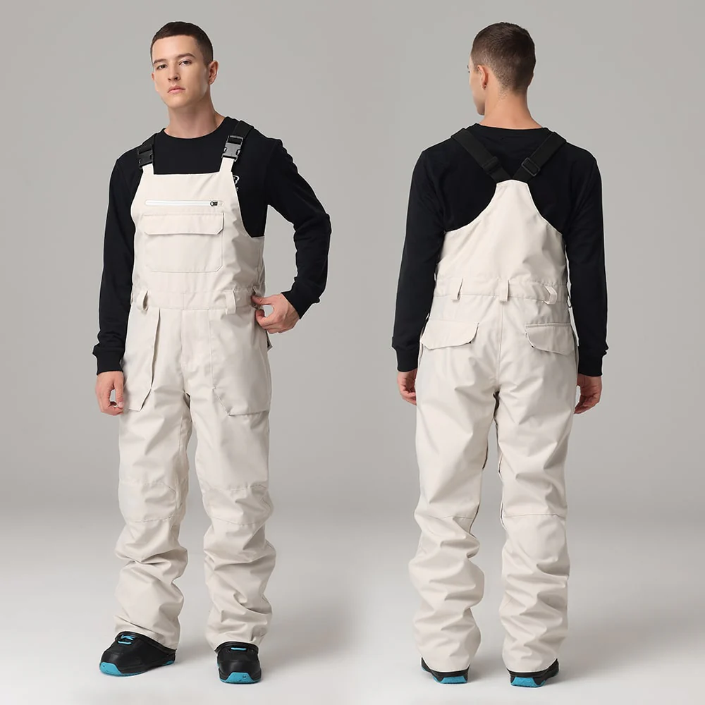 Men's Searipe Mountain Terry Winter Ski Pants Snowboard Bibs - Image 4