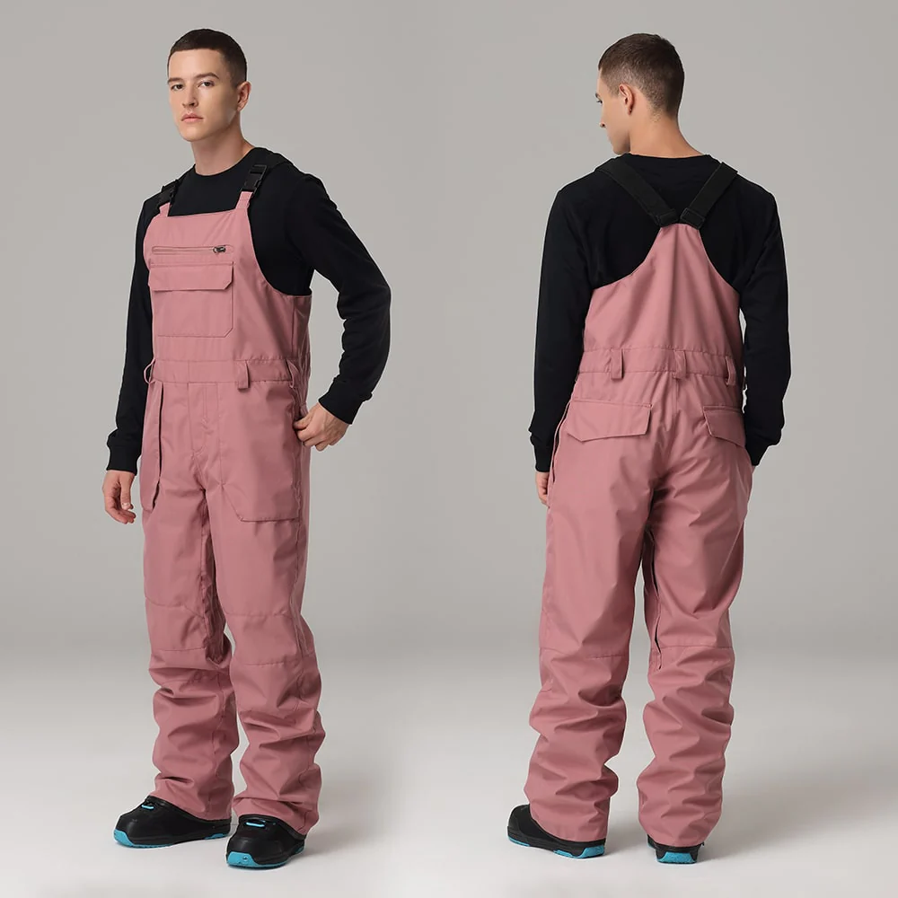 Men's Searipe Mountain Terry Winter Ski Pants Snowboard Bibs - Image 5