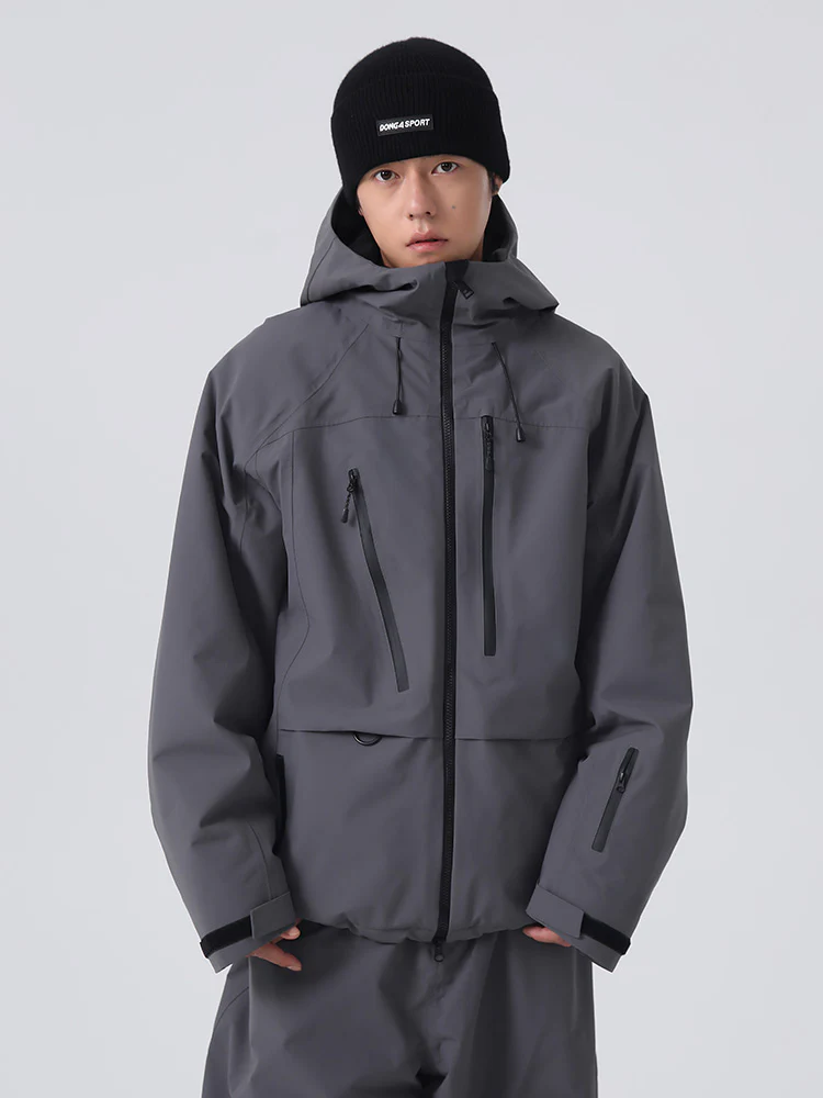 Men's Searipe Unisex Urban Ridge Mountain Freeride Baggy Snow Jacket - Image 2