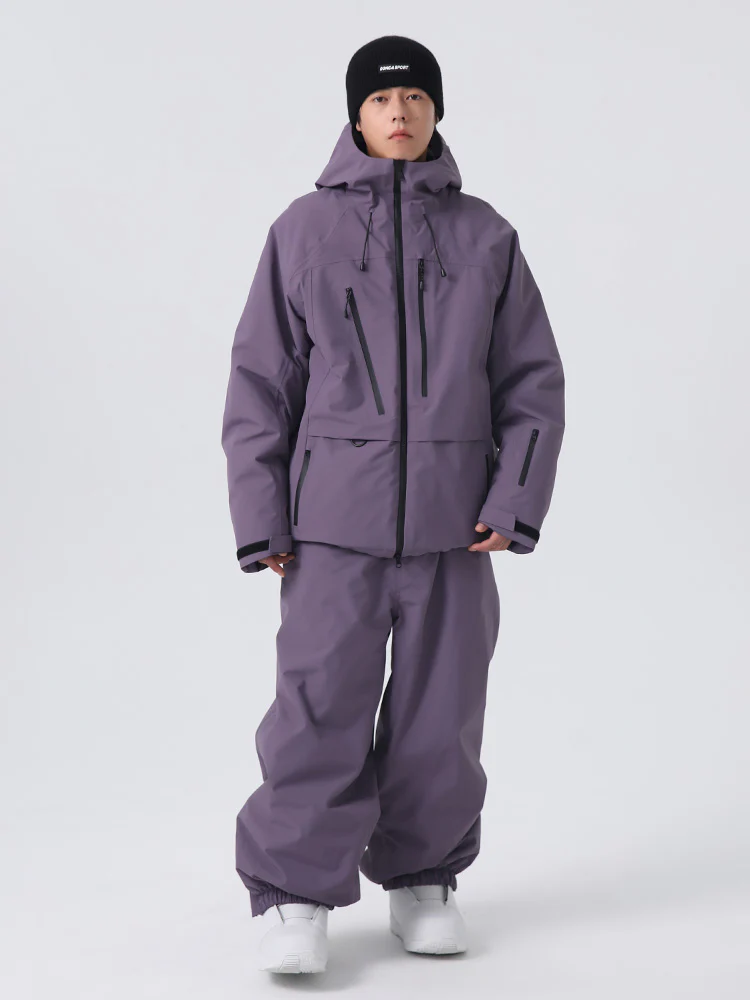 Men's Searipe Unisex Urban Ridge Mountain Freeride Baggy Snow Suit - Image 7