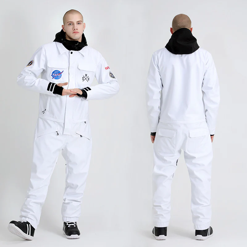 Men's SMN Slope Star Nasa Icon Ski Suits Winter Jumpsuit - Image 5